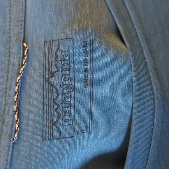 Patagonia "Cool Daily" Blue Long Sleeve Shirt - Picture 4 of 5